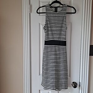 H&M Size Small Women's Black/White Striped Dress